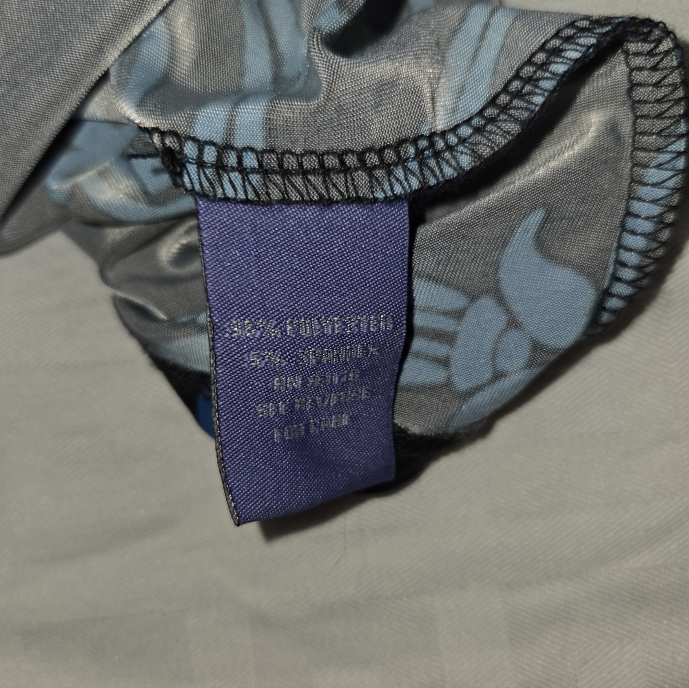 Vivienne Vivienne Tam Faux Wrap Midi Dress Size Small Blue Yellow - Picture 5 of 5